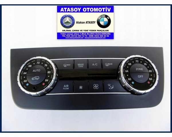 MERCEDES W166 GLS KLİMA PANELİ 1669009021 1669003517 1669002112 1669001512 1669006509 1669007208 1669000406 1669009705 1669008403 1669002004 F